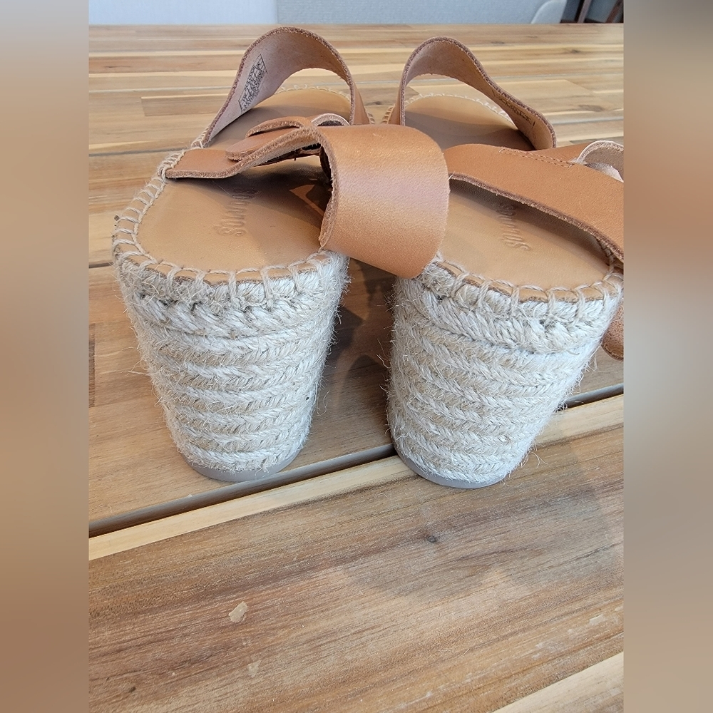 Camel Tan Leather Soludos Sandals - Picture 9 of 15